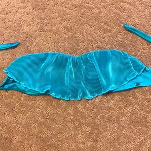 strapless tie-in-back oneill bathingsuit top